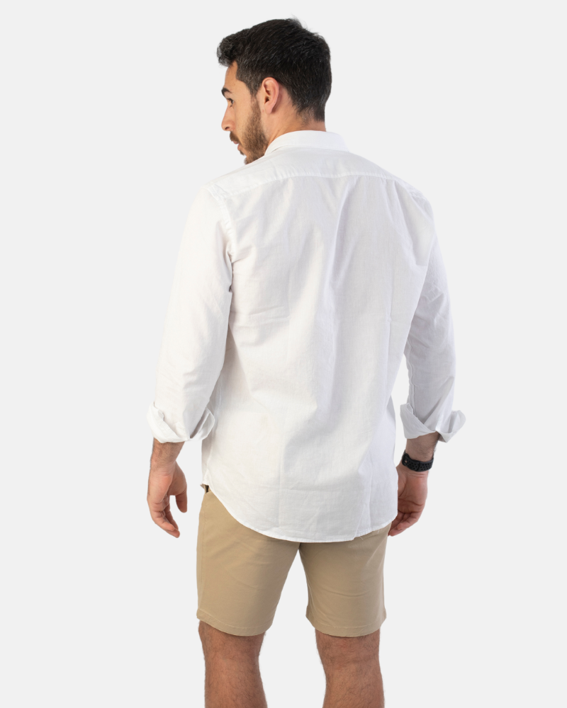 CAMISA DE LINO BLANCA
