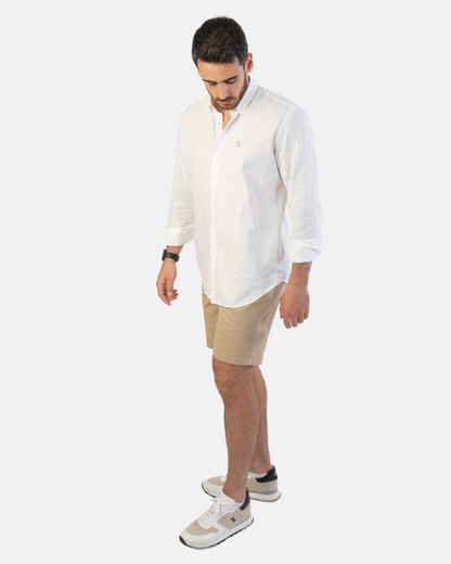 CAMISA DE LINO BLANCA