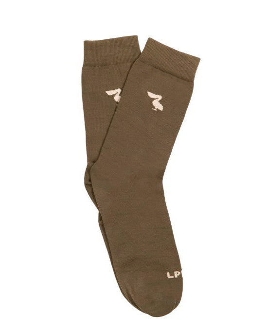 CALCETINES VERDE LOGO PERLA