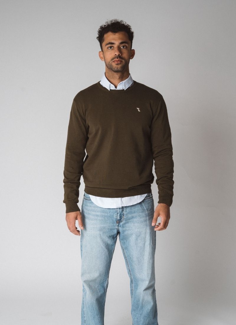 JERSEY CUELLO REDONDO VERDE