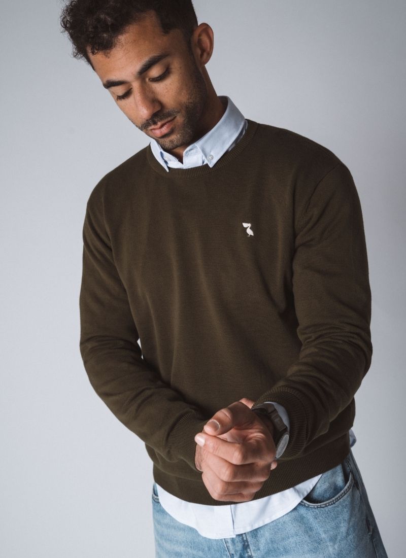 JERSEY CUELLO REDONDO VERDE