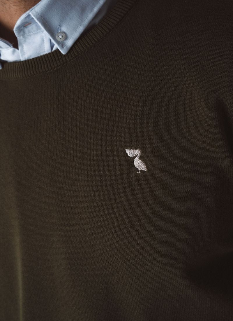 JERSEY CUELLO REDONDO VERDE