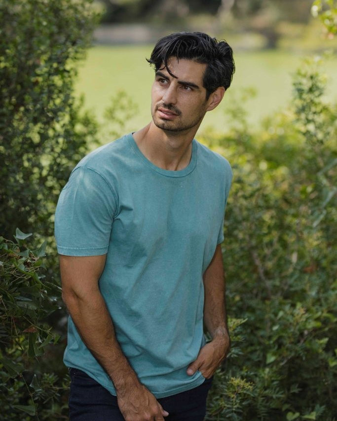 CAMISETA PLAIN GREENY BLUE