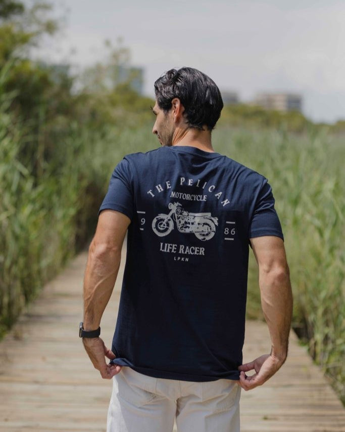 CAMISETA LIFE RACER NAVY