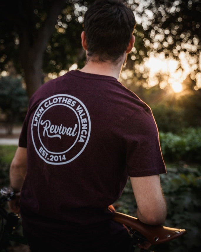 CAMISETA REVIVAL GRANATE