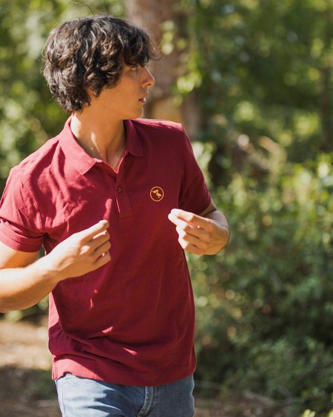 POLO CIRCLE BURDEOS