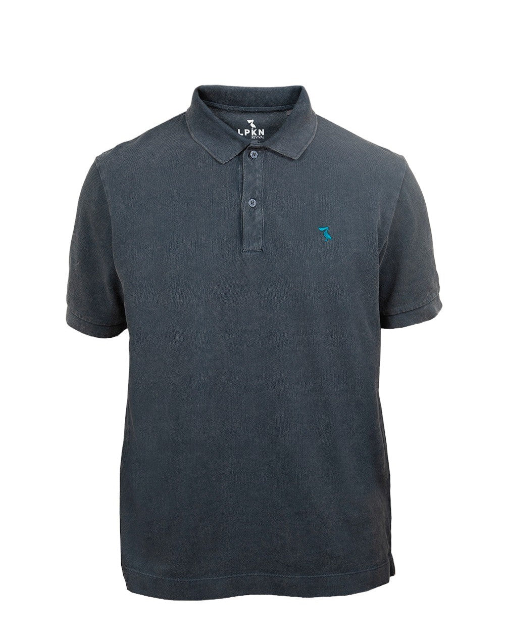 POLO VINTAGE AZUL GRISÁCEO
