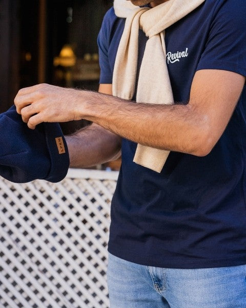 GORRO FISHOOK AZUL MARINO