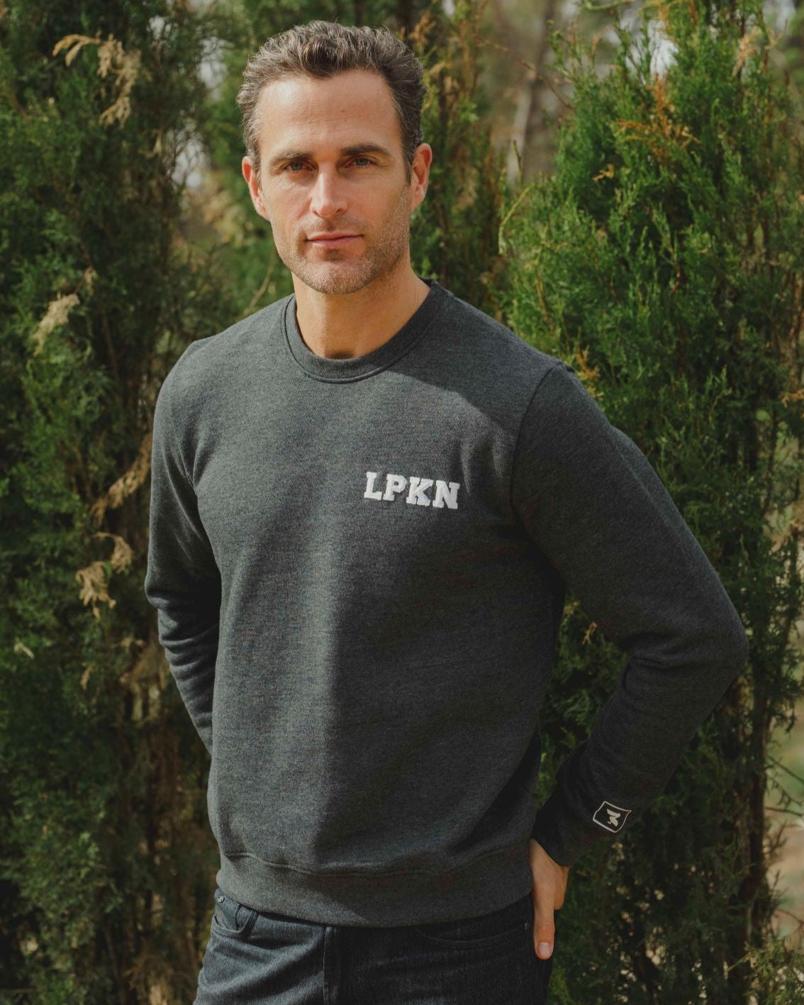 SUDADERA LPKN GRIS OSCURO