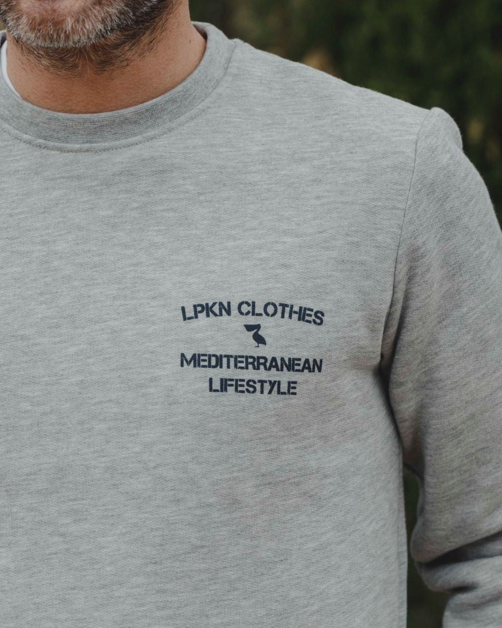 SUDADERA MEDITERRANEAN GRIS CLARO