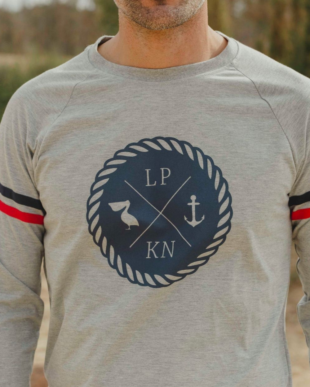 CAMISETA LARGA SAILOR GRIS