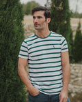 CAMISETA RAYAS VERDE
