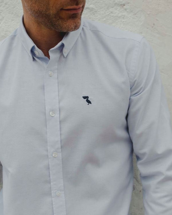 CAMISA OXFORD PELÍCANO AZUL OSCURO