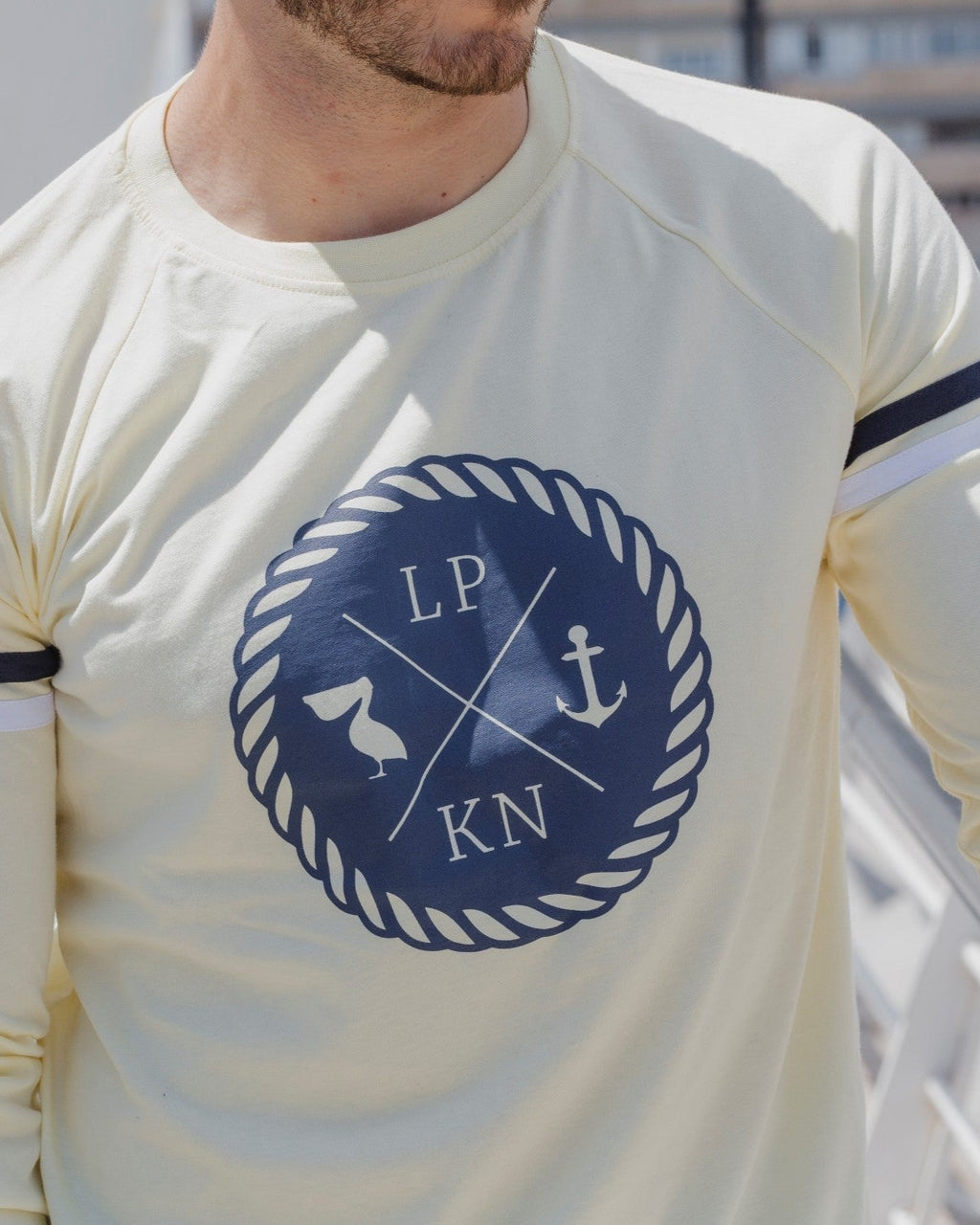 CAMISETA LARGA SAILOR AMARILLA