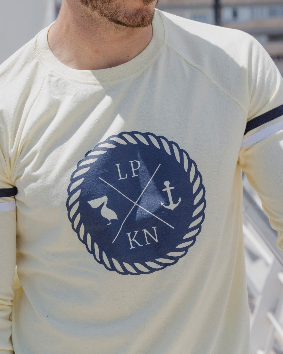 CAMISETA LARGA SAILOR AMARILLA
