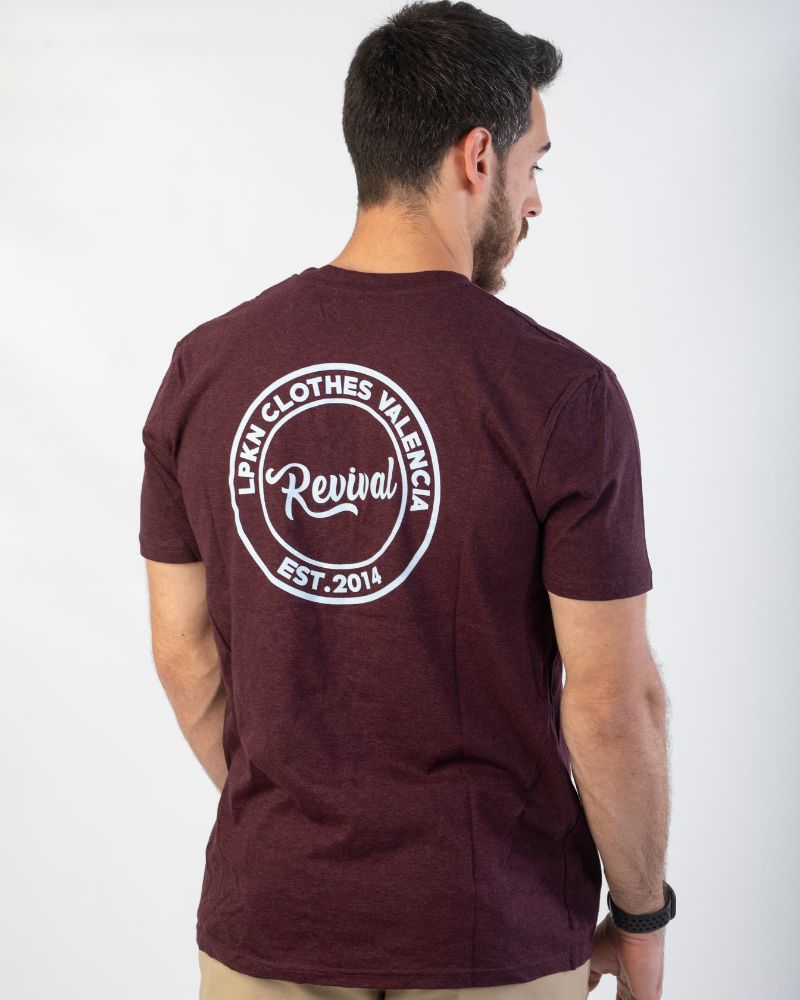 CAMISETA REVIVAL GRANATE
