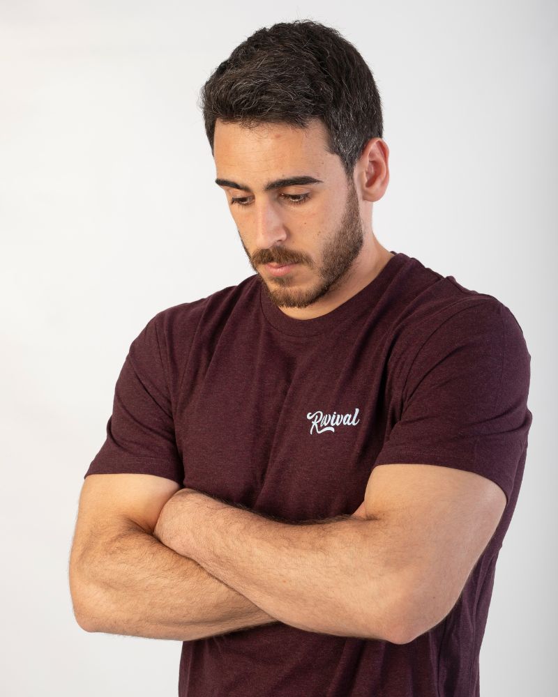 CAMISETA REVIVAL GRANATE