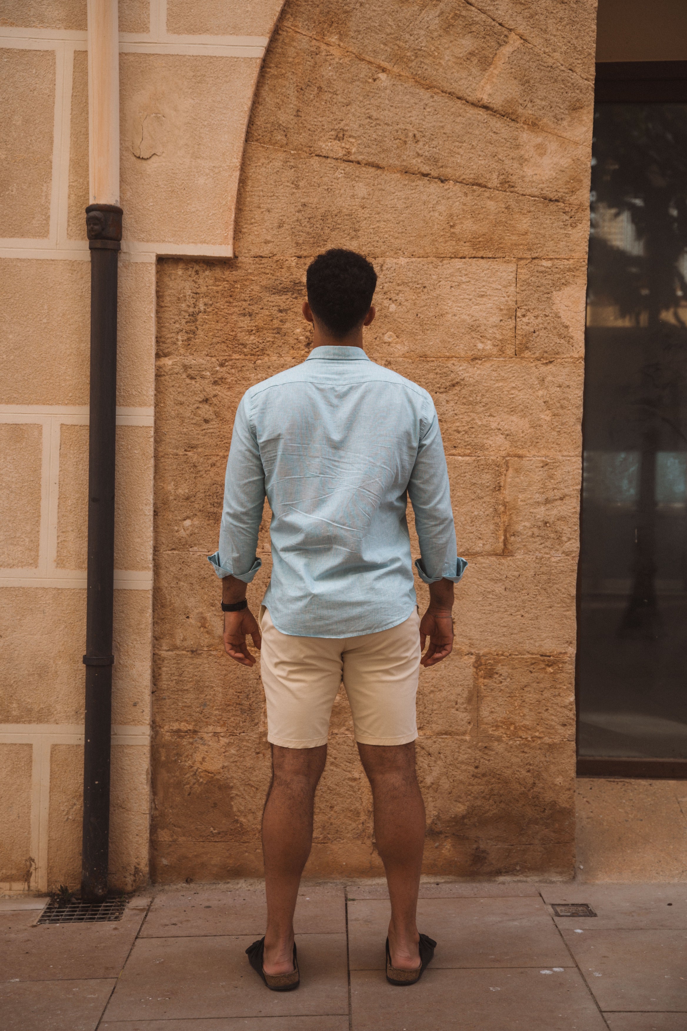 CAMISA DE LINO VERDE