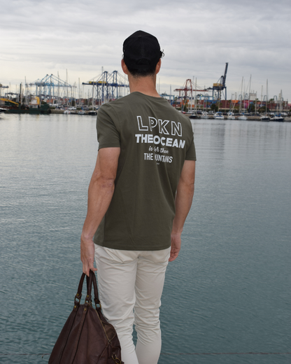 CAMISETA THE OCEAN CAQUI
