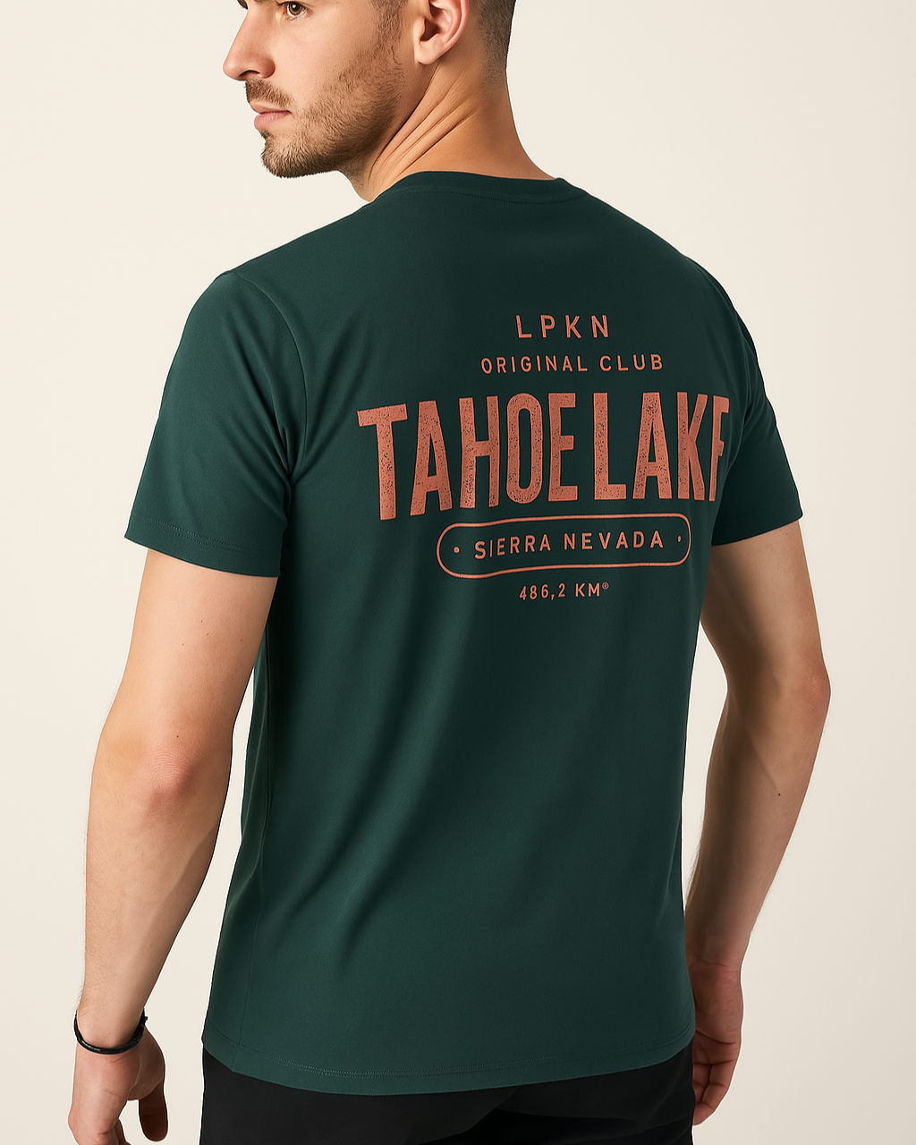 CAMISETA TAHOE LAKE GREEN